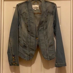 Women’s tailored jean jacket by Carol Anderson